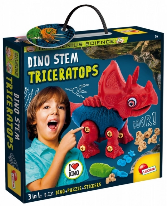 Stavebnice I'm A Genius Dino Steam - Triceratops