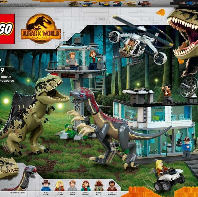 LEGO Jurassic World 76949 Útok giganotosaura a therizinosaura