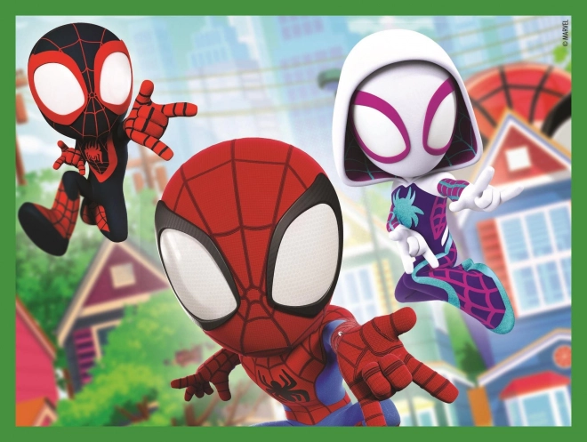 CLEMENTONI Obrázkové kostky Spidey a jeho úžasní přátelé, 12 kostek
