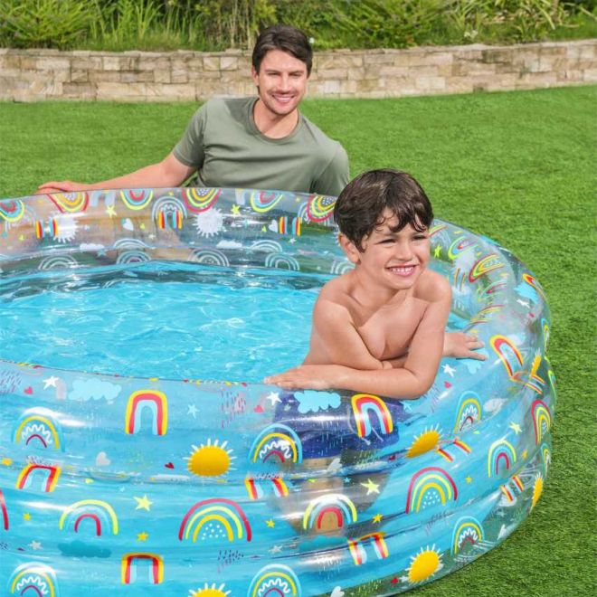 Dětský zahradní bazén 170x53cm Tropical BESTWAY + opravná záplata