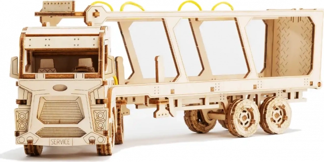 WOODEN CITY 3D puzzle Superfast Car Carrier Truck