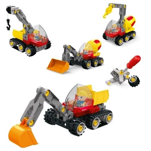 Konstrukční kostky 4v1 36 kusů