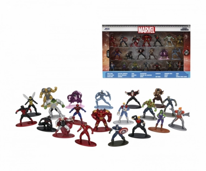 Kovové Nano sběratelské figurky od Marvel 20ks