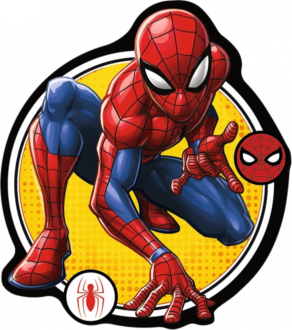 Dřevěné puzzle junior Spiderman 50 dílků