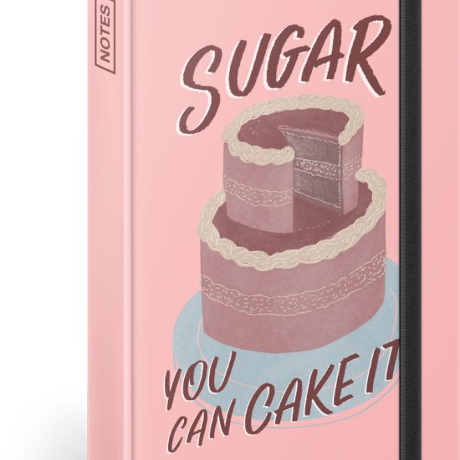 Notes Sugar – Studio Tabletters, linkovaný, 11 × 16 cm