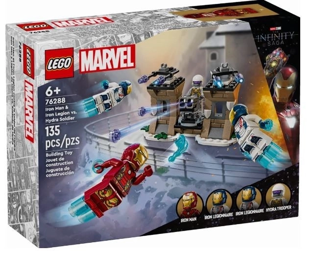 LEGO Marvel Super Heroes 76288 Iron Man a Železná legie vs. voják Hydry