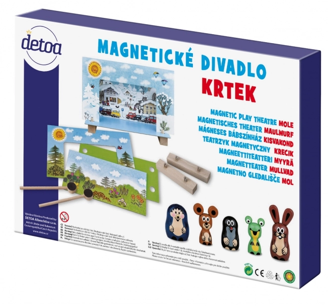 Magnetické divadlo s krtečkem