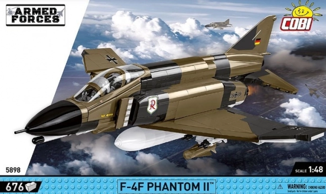 Stavebnice Luftwaffe Phantom II s 676 dílky