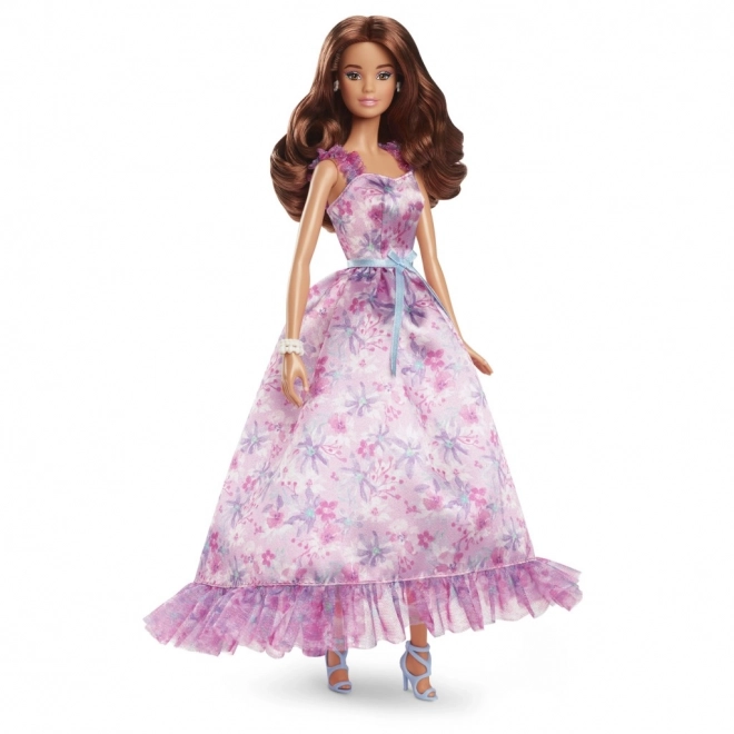 Panenka Barbie s podpisem narozeninových přání