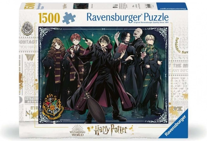 RAVENSBURGER Puzzle Nebelvír vs. Zmijozel 1500 dílků