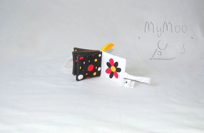 MyMoo Mini soft book - Kontrastní