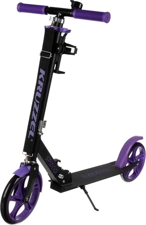 Skládací městská koloběžka pro děti s velkými koly (200 mm) – fialová