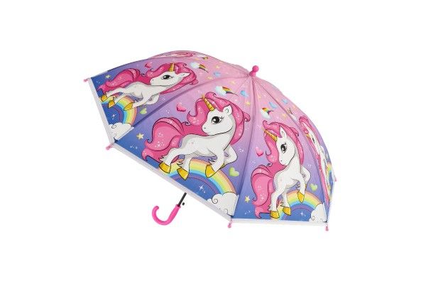 Manuální deštník s jednorožci