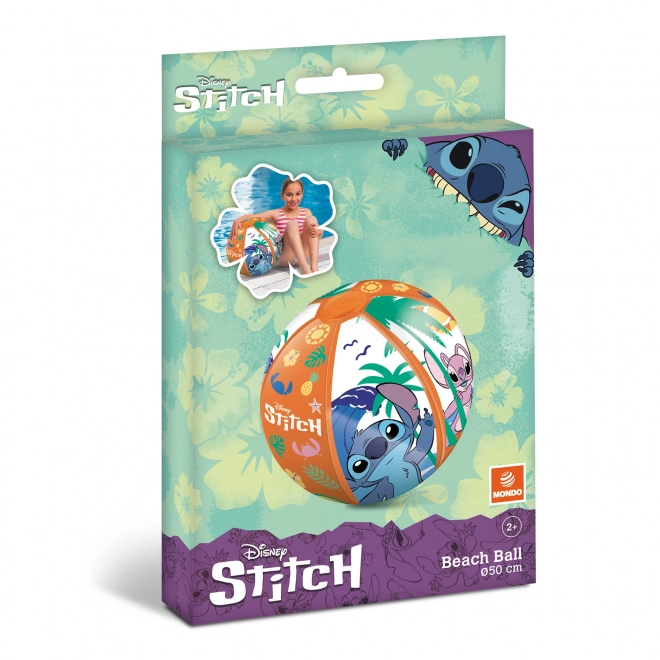 Nafukovací míč s motivem Stitch 50 cm