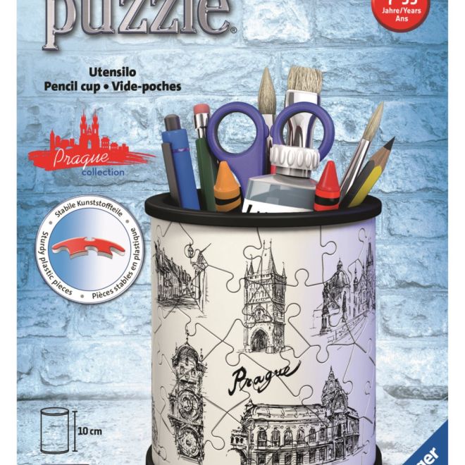RAVENSBURGER 3D puzzle stojan: Pražské památky 54 dílků