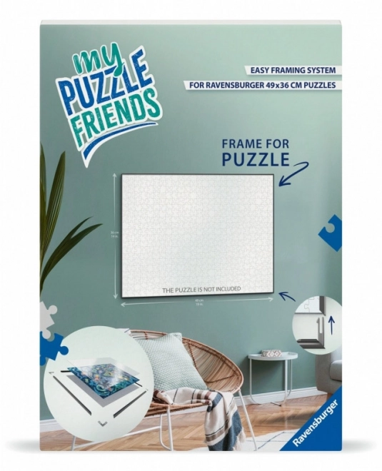 Rám na puzzle černý od Ravensburger My Puzzle Friends