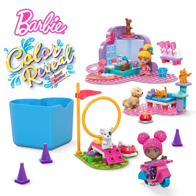 Barbie Color Reveal bloky Výcvik a péče o zvířata