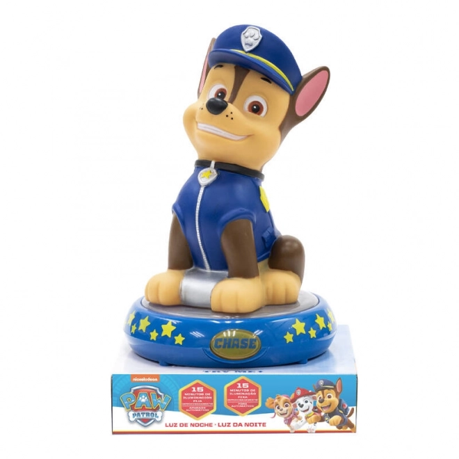 Noční lampa 3D figurka Chase Paw Patrol KiDS Licensing