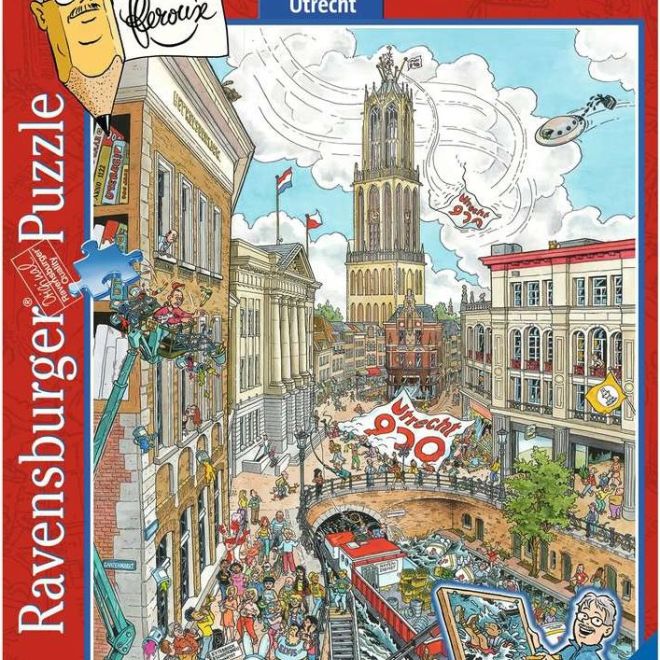 RAVENSBURGER Puzzle Města světa: Utrecht 1000 dílků