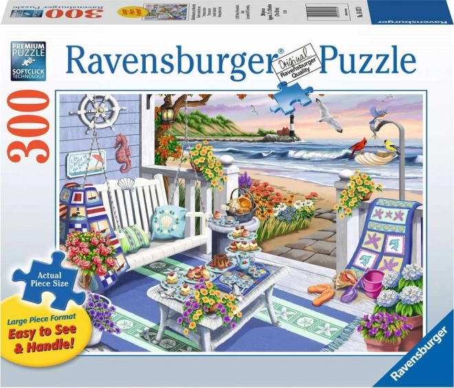 RAVENSBURGER Puzzle Na slunečném pobřeží EXTRA 300 dílků