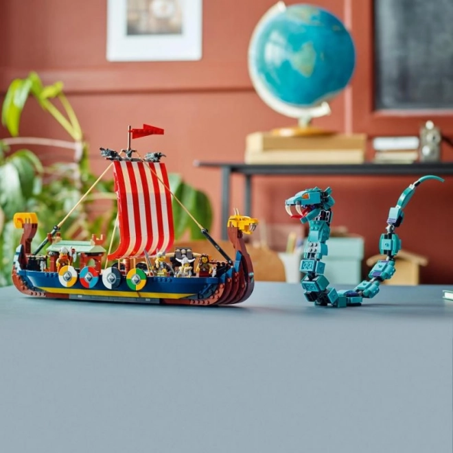 LEGO Creator 3v1 31131 Vikingská loď a mořský had