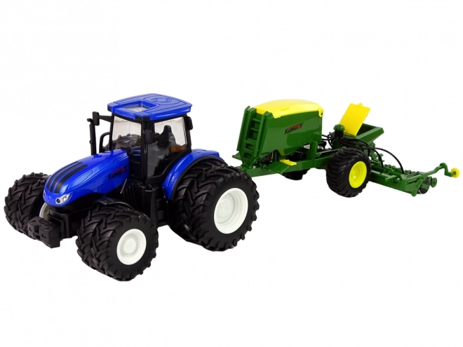 Traktor na dálkové ovládání v měřítku 1:24 s příslušenstvím