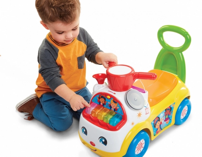 Fisher Price Hudební přehlídkový jezdec žlutý