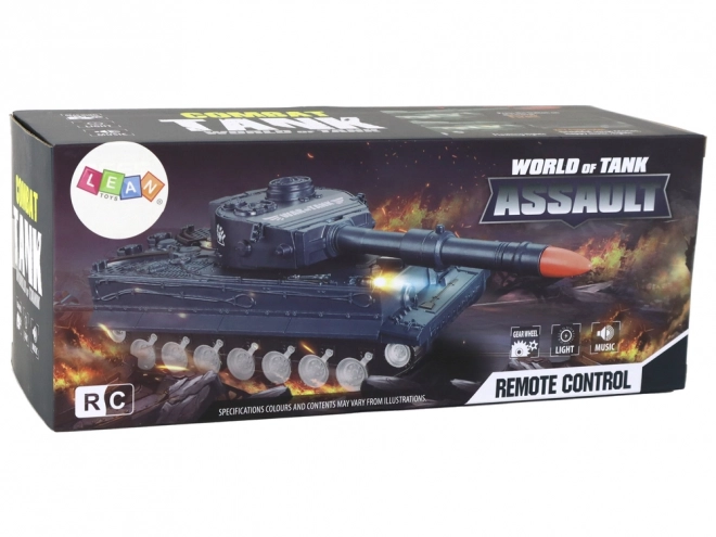 RC Tank na dálkové ovládání 27 MHz zelený