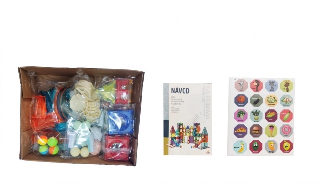 Magnetická kuličkodráha se světlem