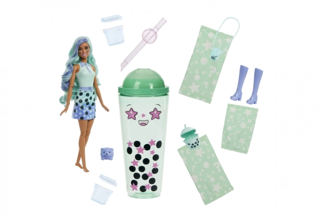 Barbie Pop reveal barbie bubble tea - zelený čaj HTJ21