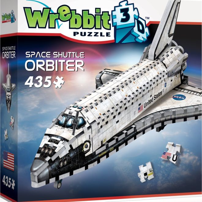 WREBBIT 3D puzzle Raketoplán Orbiter 435 dílků