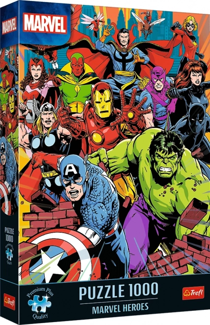 TREFL Puzzle Premium Plus Marvel: Hrdinové Marvelu 1000 dílků