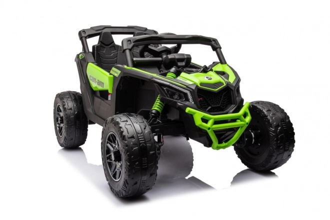 Auto na baterii Buggy Can-Am zelený lakovaný