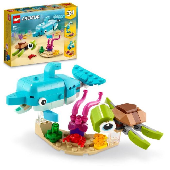 LEGO Creator 3v1 31128 Delfín a želva