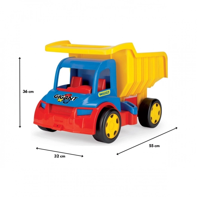 Nákladní auto Vyklápěč Gigant modro-žluté