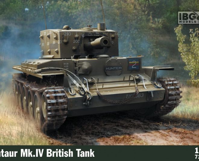 Plastikový model britského tanku Centaur Mk.IV 1/72