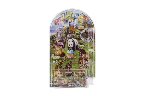 Pinball ZOO hlavolam plast 9x16cm 2 druhy na kartě