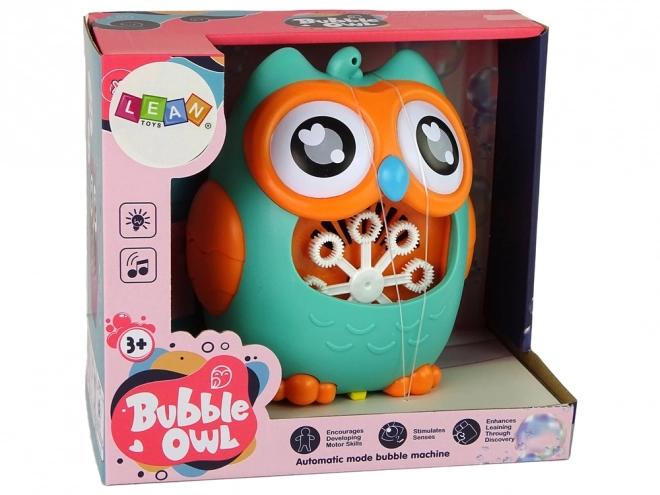 Mýdlové bubliny Machine Owl Sound Mint