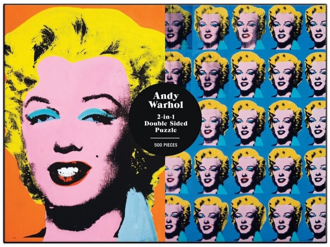 GALISON Oboustranné puzzle Andy Warhol Marilyn 500 dílků