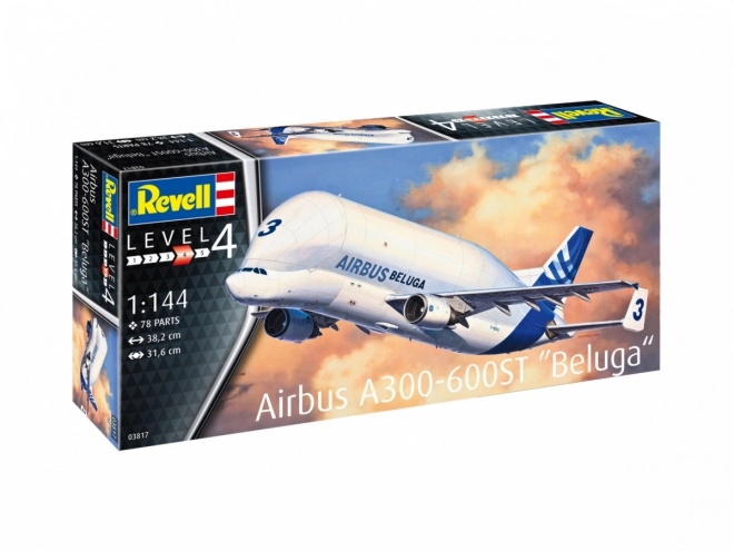 Plastikový model letadla Airbus A300-600ST Beluga 1/144