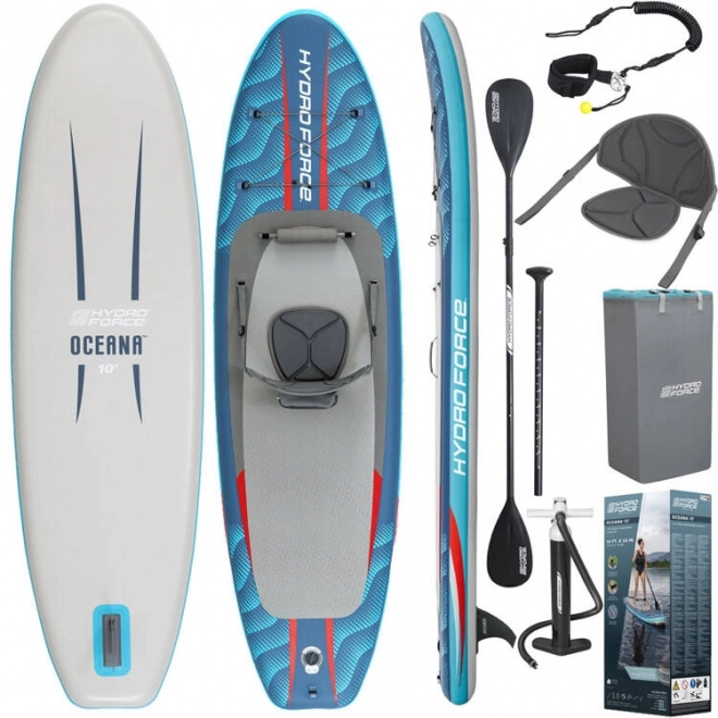 Hydro Force oceana set 2v1 - nafukovací paddleboard s opěrátkem