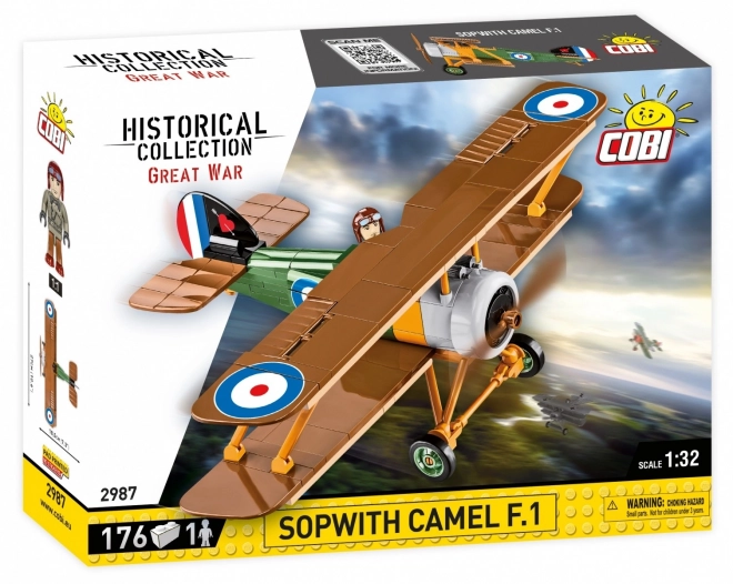 COBI 2987 Great War Sopwith Camel F.1, 1:32, 176 k, 1 f