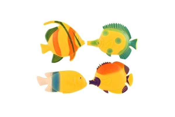 Hra ryby se síťkou do vody plast 24cm 2 barvy na kartě 24x35x2cm