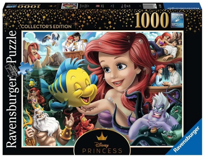 RAVENSBURGER Puzzle Disney hrdinky č.3: Malá mořská víla 1000 dílků