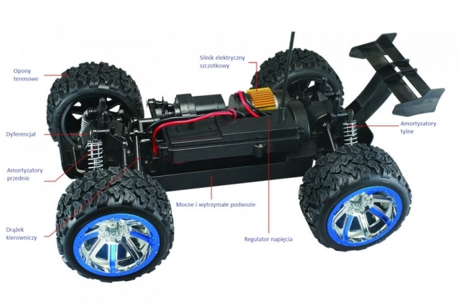 RC auto 1:12 Land Buster 4x4 – Modré