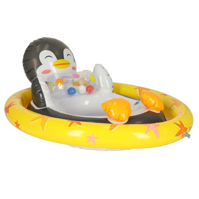 INTEX 59570 dětský plavecký ponton tučňák kolo