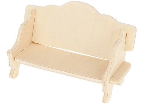 Dřevěný nábytek do domečku pro panenky