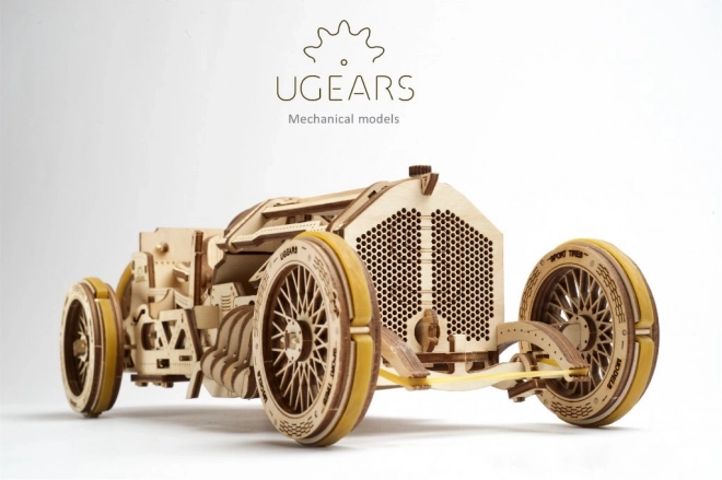 Ugears 3D puzzle - U9 Grand Prix auto 348 dílků