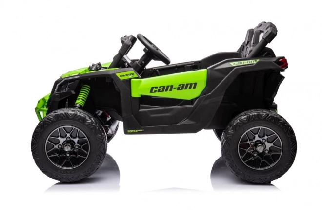 Auto na baterii Buggy Can-Am zelený lakovaný