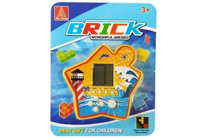 Elektronická kapesní hra Brick Tetris Yellow